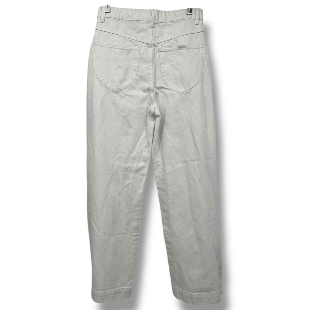 Rolla's High Rise Wide Leg Old Mate Vintage White 100% Cotton Jeans Women's 29 - Picture 4 of 15